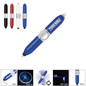 Light Up Stylus Fidget Spinner Pen LED Light Pen